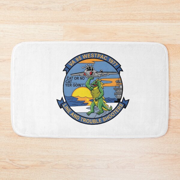 Item preview, U.S. Navy VA-95 "Green Lizards" WESTPAC 1977 Deployment Patch designed and sold by CharlieDesings.