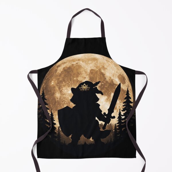 Item preview, Legend of the Raccoon – Moonlit Forest Warrior Silhouette designed and sold by Frog Level Treasures.