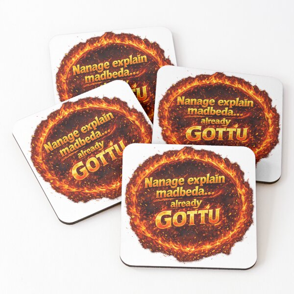 Item preview, Nanage Explain Madbeda Already Gotthu Funny Kannada Meme T-Shirt | Sarcastic Attitude Quote Sticker designed and sold by Kannada Ink Studio.