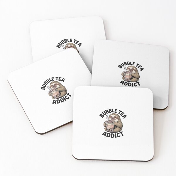 Item preview, Cute Sloth Bubble Tea Lovers Kids T-Shirt Decal designed and sold by Mr-wow.