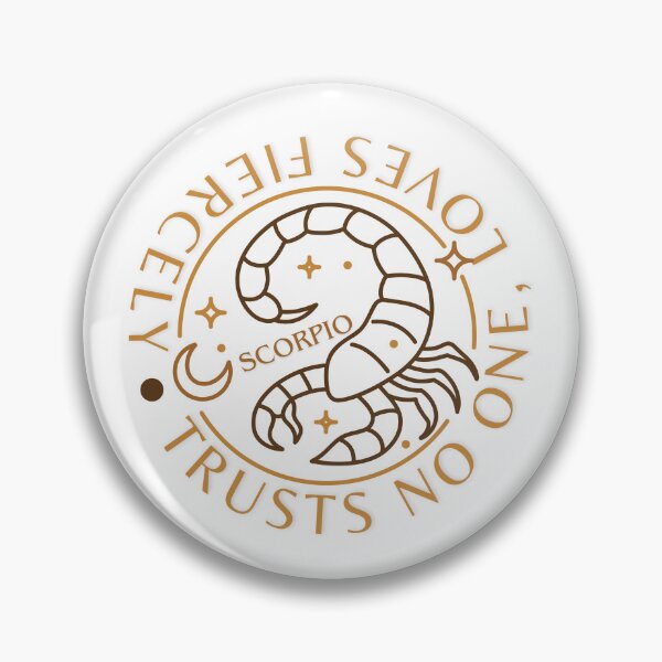 Item preview, Scorpio - trusts no one, loves fiercely designed and sold by Moonela.