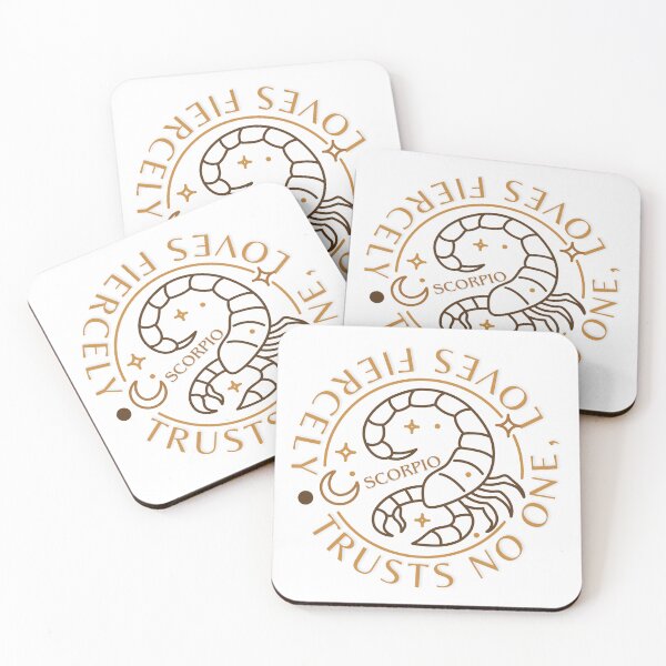 Item preview, Scorpio - trusts no one, loves fiercely designed and sold by Moonela.