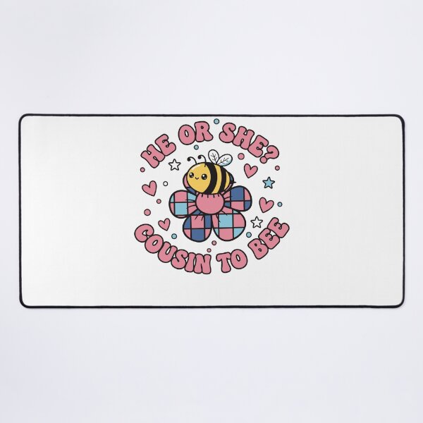 Item preview, Gender Reveal He Or She Cousin To Bee Baby Shower designed and sold by LuminOrb.