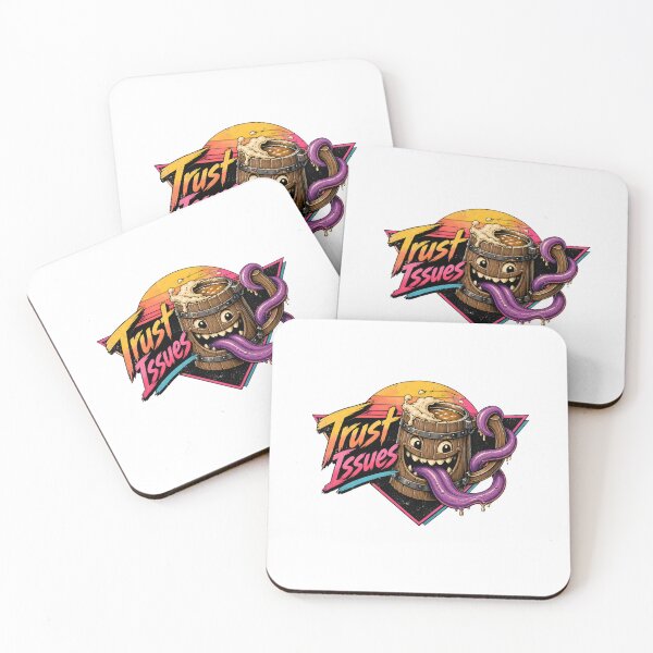 Item preview, Trust Issues Tavern Mug Mimic Retro RPG designed and sold by Fenay Designs.