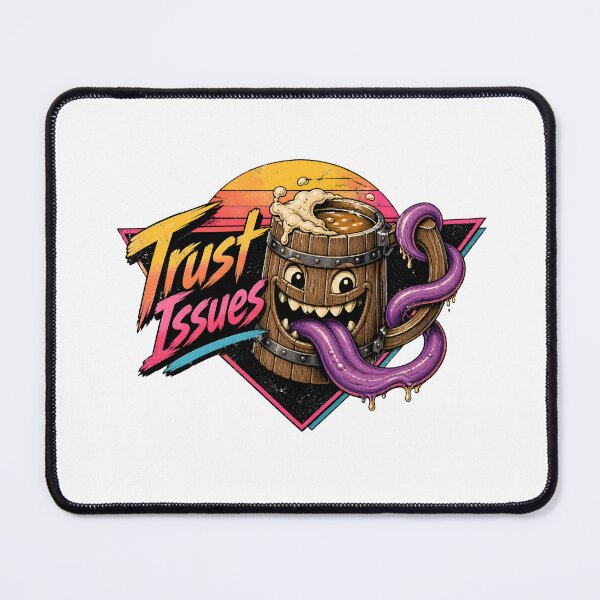 Item preview, Trust Issues Tavern Mug Mimic Retro RPG designed and sold by Fenay Designs.