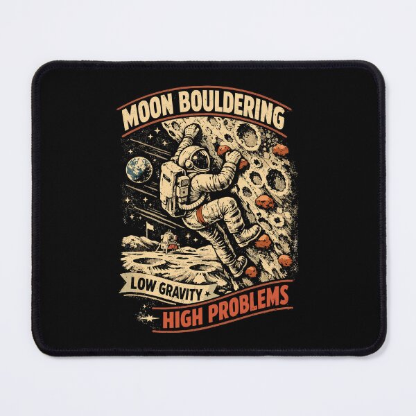 Item preview, Moon Bouldering: Vintage Astronaut Design designed and sold by Pineapple-Tree.