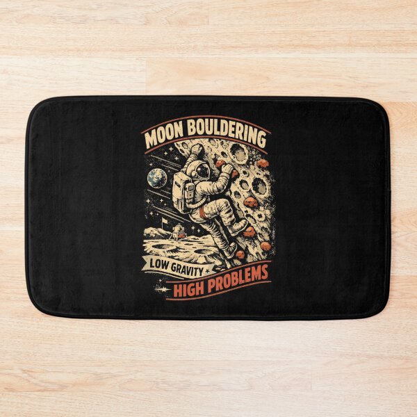 Item preview, Moon Bouldering: Vintage Astronaut Design designed and sold by Pineapple-Tree.