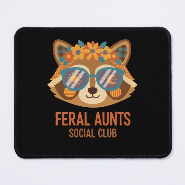 Item preview, Gender Reveal Feral Aunts Social Club Team Pink designed and sold by LuminOrb.