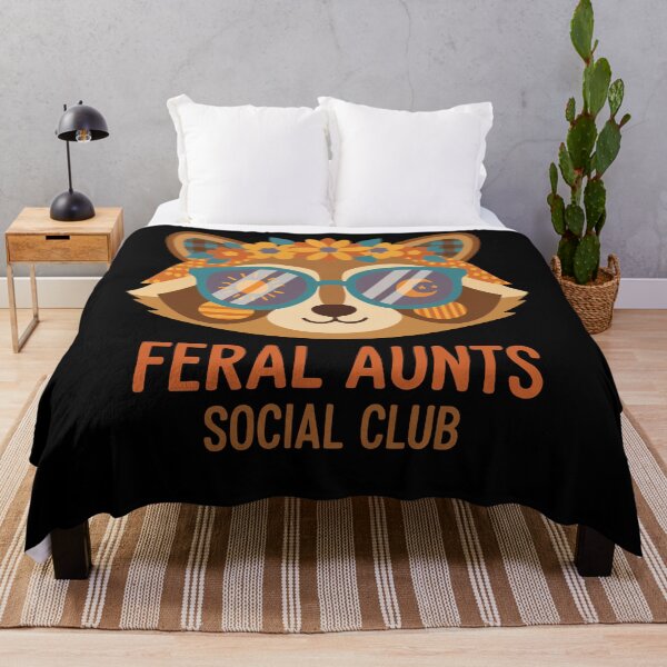 Item preview, Gender Reveal Feral Aunts Social Club Team Pink designed and sold by LuminOrb.