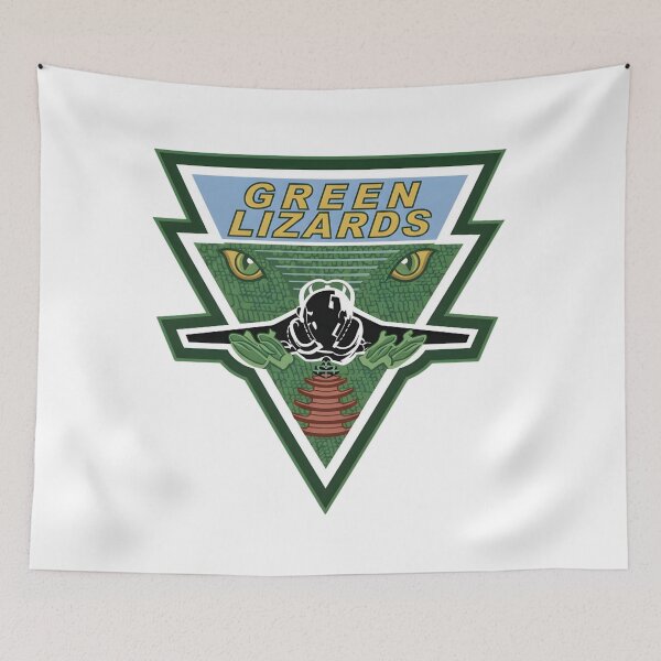 Item preview, Green Lizards Aviation Squadron Patch designed and sold by CharlieDesings.