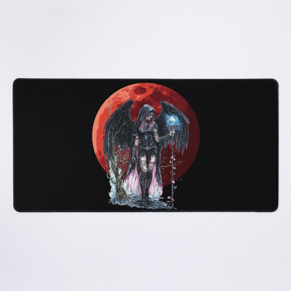 Item preview, Blood Moon Dark Angel – Gothic Fantasy designed and sold by Szpaku desart .