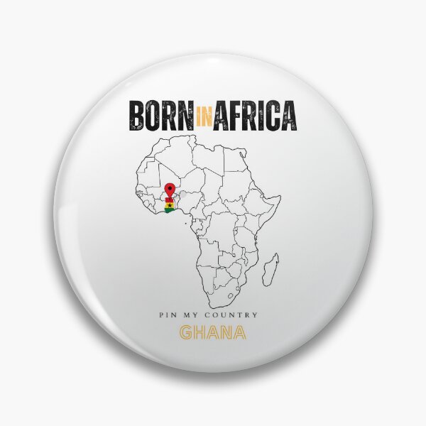 Item preview, Ghana Map Pin on Africa Design – Personalized African Heritage Print | Proud of Ghana Gift designed and sold by Sahyun-Print.