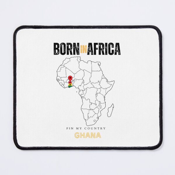 Item preview, Ghana Map Pin on Africa Design – Personalized African Heritage Print | Proud of Ghana Gift designed and sold by Sahyun-Print.