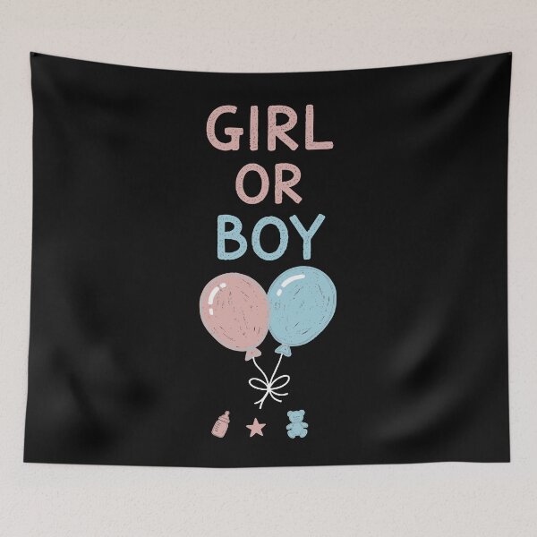 Artikelvorschau, Geschlechtsenthüllung: Mädchen oder Junge? Babyparty in der Schwangerschaft entworfen und verkauft von LuminOrb.