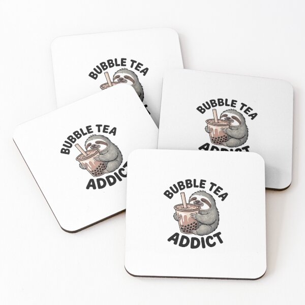 Artikelvorschau, Bubble-Tea-Süchtiger – Lustiges Geschenk für Faultierliebhaber entworfen und verkauft von Mr-wow.