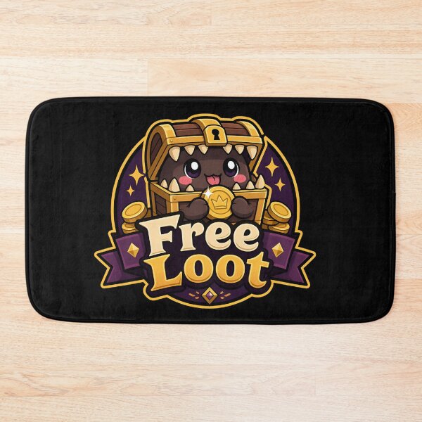 Item preview, Free Loot Cute Chest Mimic Tabletop RPG designed and sold by Fenay Designs.
