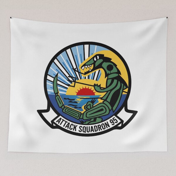 Item preview, VA-95 Attack Squadron "Green Lizards" Insignia designed and sold by CharlieDesings.