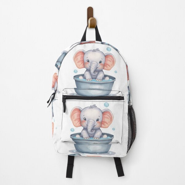 Item preview, Cute Baby Elephant Bubble Bath - Soft Tone Sticker designed and sold by DigitfanStudio.