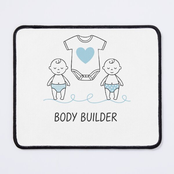 Item preview, Gender Reveal Body Builder Baby Shower Mom Dad designed and sold by LuminOrb.