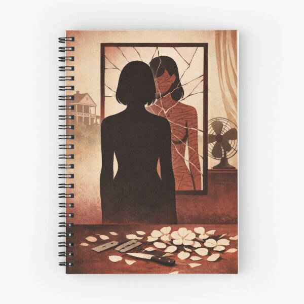 Item preview,  Broken Mirror Woman Silhouette Dark Thriller Series Poster designed and sold by Cine8.