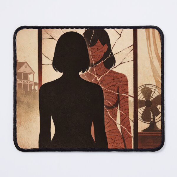 Item preview,  Broken Mirror Woman Silhouette Dark Thriller Series Poster designed and sold by Cine8.
