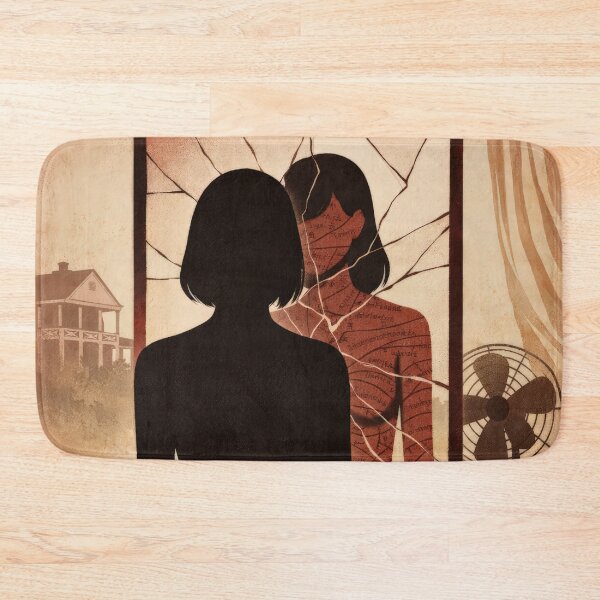 Item preview,  Broken Mirror Woman Silhouette Dark Thriller Series Poster designed and sold by Cine8.