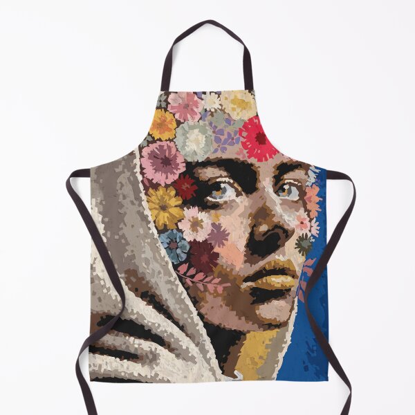Item preview, Surreal Floral Woman Portrait – Abstract Face with Blossoms Art Print designed and sold by PascoalSimoes.