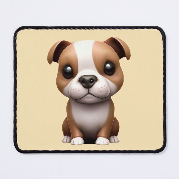 Item preview, Cute Staffie Illustration – Staffordshire Bull Terrier Art designed and sold by The Digital Compass.