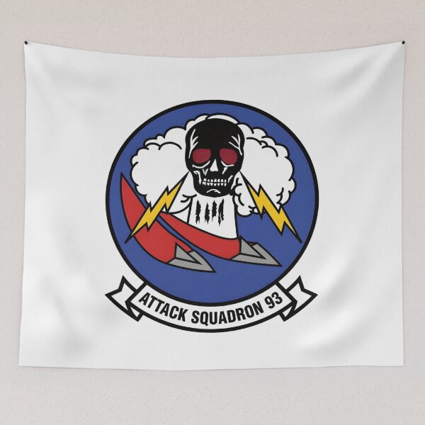 Item preview, Insignia of U.S. Navy Attack Squadron 93 (VA-93) "Blue Blasters" designed and sold by CharlieDesings.