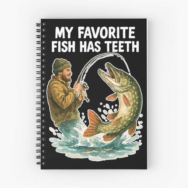 Artikelvorschau, Angler Hecht Aquarell – My favorite fish has teeth entworfen und verkauft von Pineapple-Tree.