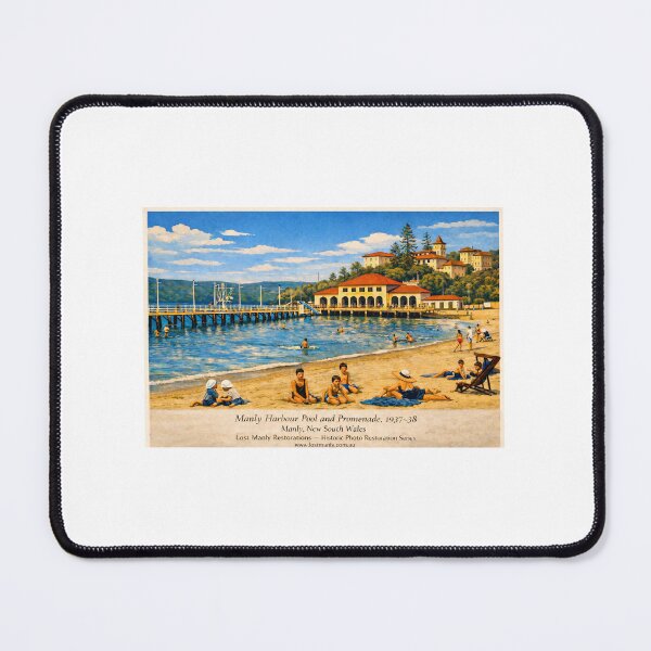 Item preview, MANLY HARBOUR POOL PROMENADE PAVILION 1930s REIMAGINED designed and sold by LOSTMANLY.