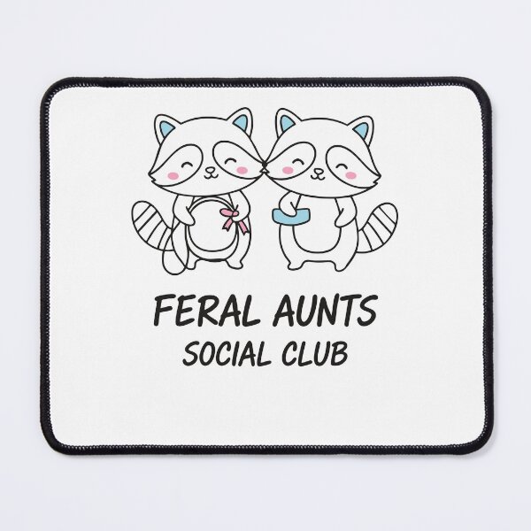 Item preview, Gender reveal Baby Shower Feral Aunts Social Club designed and sold by LuminOrb.