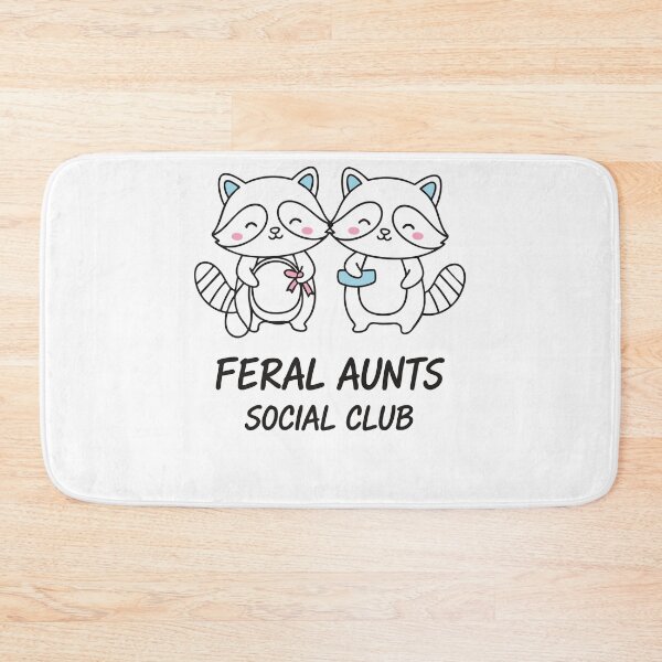 Item preview, Gender reveal Baby Shower Feral Aunts Social Club designed and sold by LuminOrb.