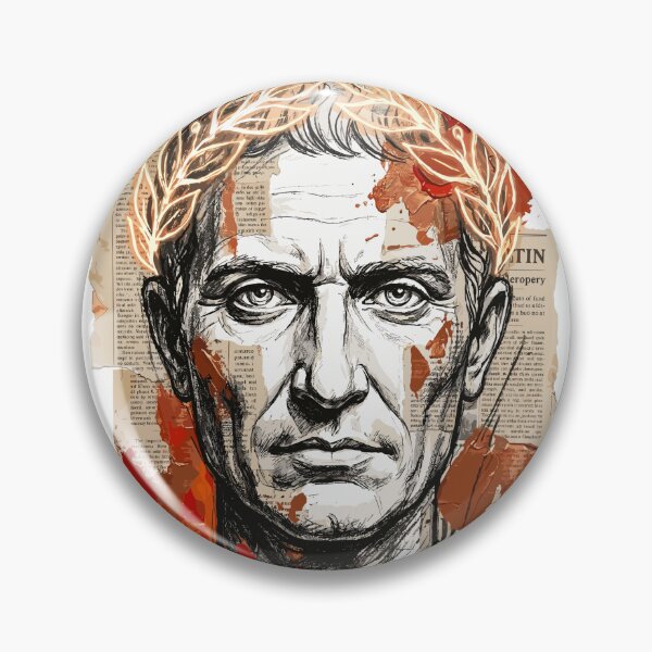 Item preview, Artistic Portrait of Julius Caesar, Eternal Rome designed and sold by Honu2025.