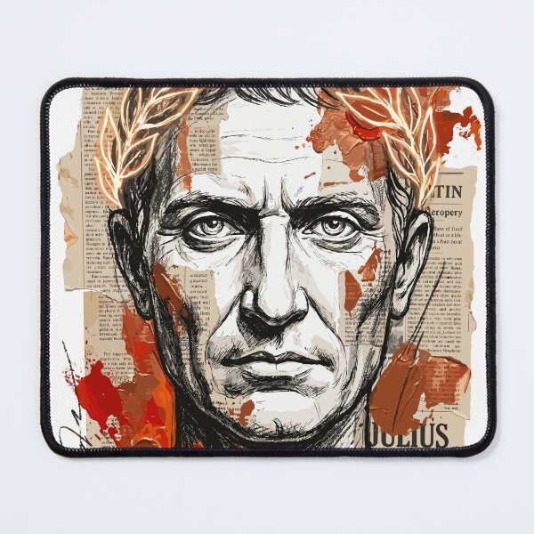 Item preview, Artistic Portrait of Julius Caesar, Eternal Rome designed and sold by Honu2025.
