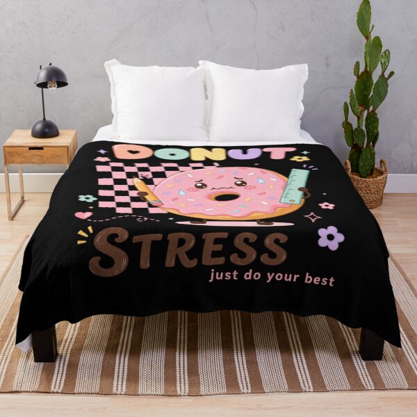 Item preview, Donut Stress Test Day Just Do Your Best designed and sold by FreshVibe Prints.