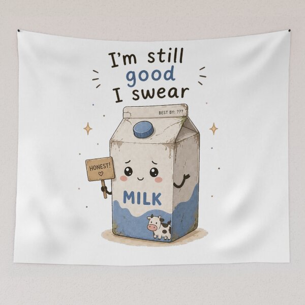 Item preview, I’m Still Good I Swear – Expired Milk Funny Relatable Design designed and sold by InkWanderStudio.