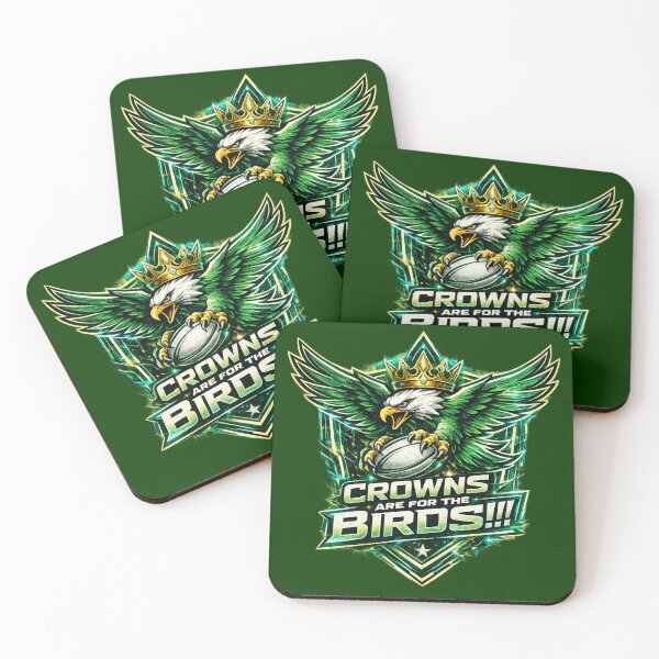 Item preview,  Crowns Are For The Birds | Crowned Eagles Essentials | Crowned Green Eagle Logo | Green Eagles Foot Ball Team |  Philly Eagles Football Team Logo designed and sold by Rude Bot.
