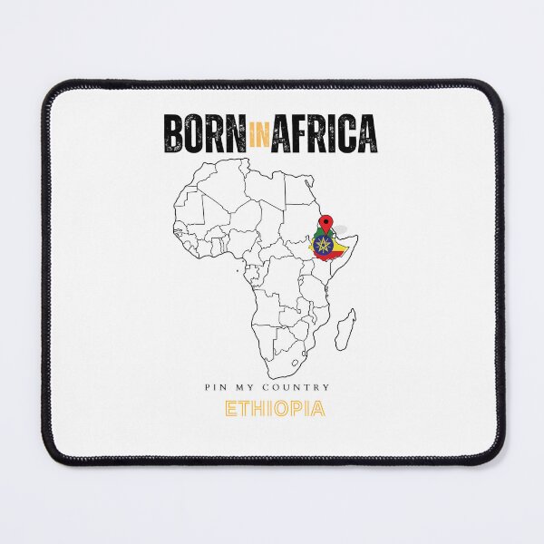 Item preview, Ethiopia Map Pin on Africa Design – Personalized African Heritage Print | Proud of Ethiopia Gift designed and sold by Sahyun-Print.