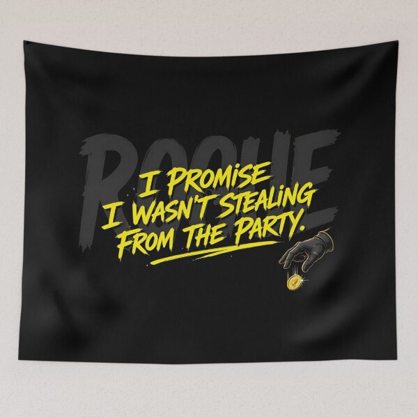 Item preview, Rogue I Promise I Wasnt Stealing From The Party RPG designed and sold by Fenay Designs.