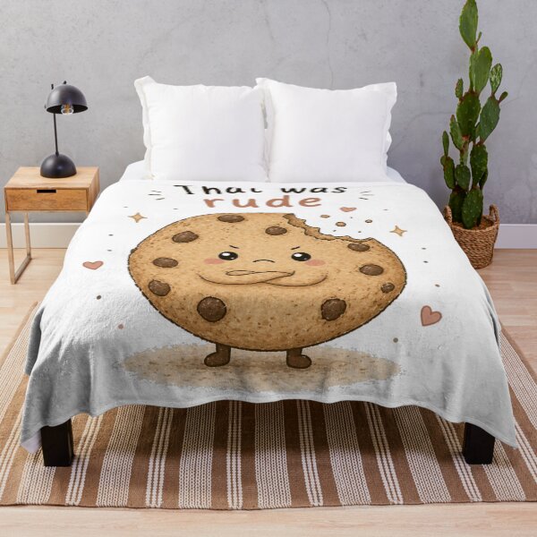 Item preview, That Was Rude – Cute Cookie Funny Reaction Design designed and sold by InkWanderStudio.