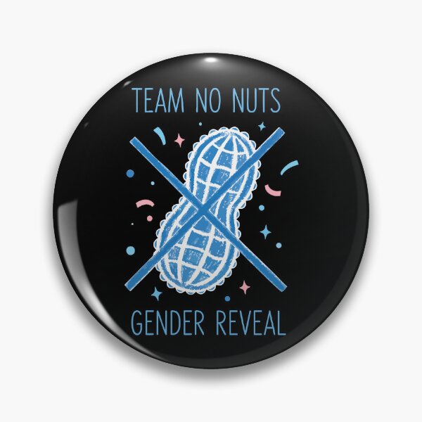 Item preview, Gender Reveal Team No Nuts Baby Shower Baby designed and sold by LuminOrb.