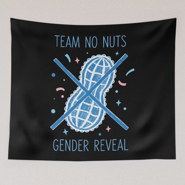Item preview, Gender Reveal Team No Nuts Baby Shower Baby designed and sold by LuminOrb.