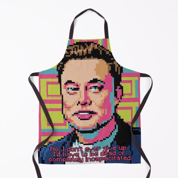 Item preview, Pixelated Elon Musk Quote designed and sold by Enea Kelo.
