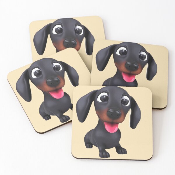 Item preview, Cute Dachshund illustration – Sausage Dog Art designed and sold by The Digital Compass.