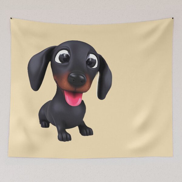 Item preview, Cute Dachshund illustration – Sausage Dog Art designed and sold by The Digital Compass.