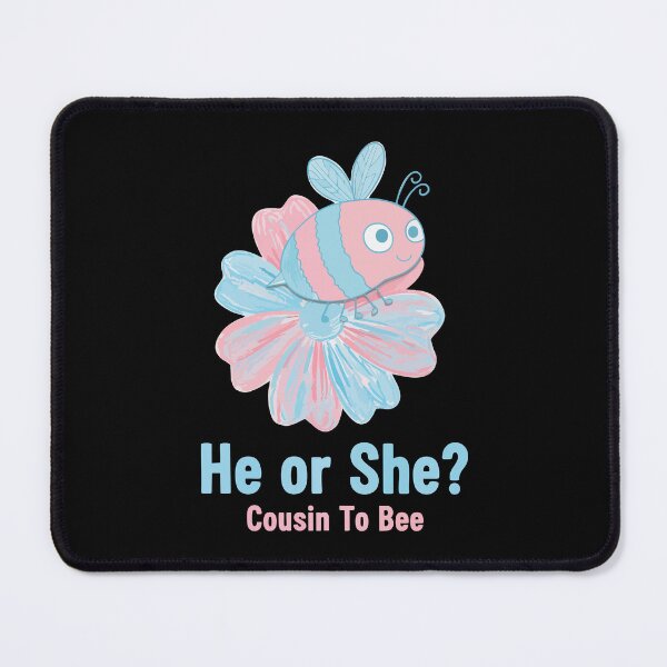Item preview, Gender Reveal He Or She Cousin To Bee Baby Shower designed and sold by LuminOrb.