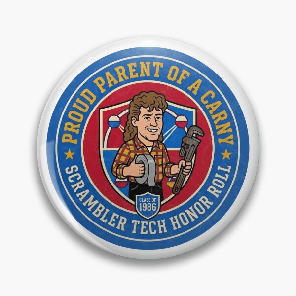 Item preview, Proud Parent of a Carny Scrambler Tech Honor Roll 1986 designed and sold by 3MillsDesign.