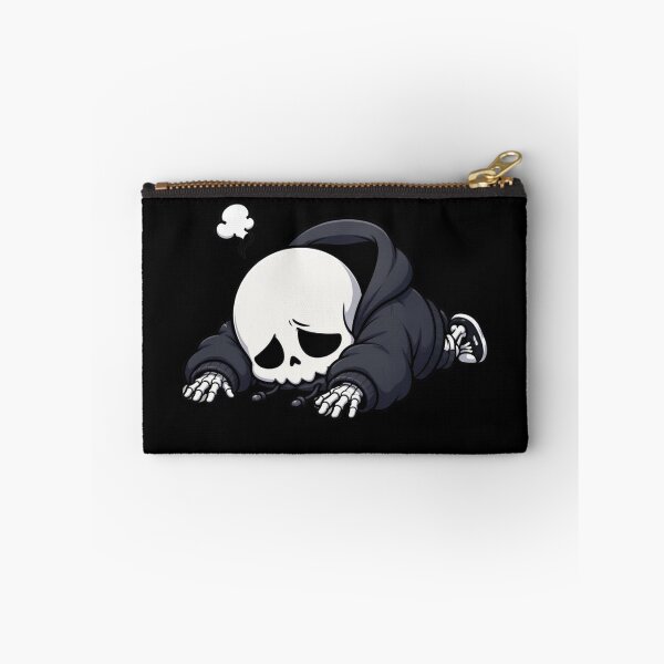 Item preview, Completely Drained Skeleton Faceplant Sticker designed and sold by Zenvique Art.