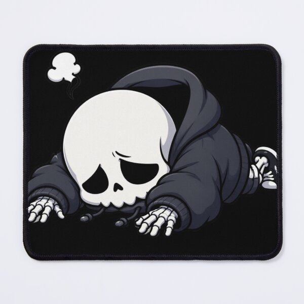 Item preview, Completely Drained Skeleton Faceplant Sticker designed and sold by Zenvique Art.